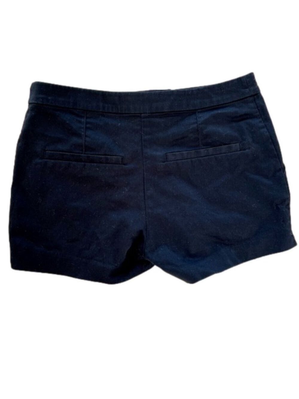 H&M Black Cotton Shorts - Size 2 - Picture 2 of 2